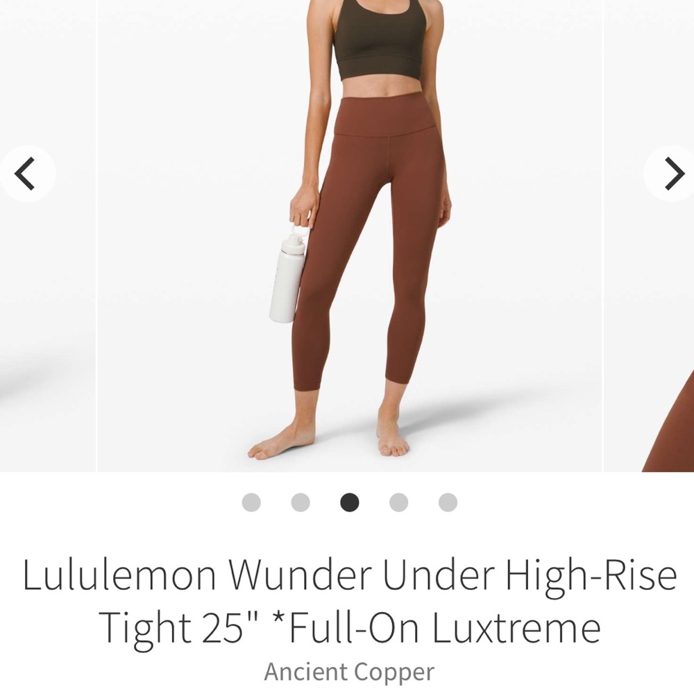 Lululemon Wunder Under High-Rise Tight 25" *Full-On Luxtreme Size 4